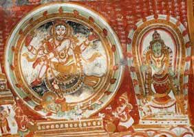 Shiva Nataraja and Parvati