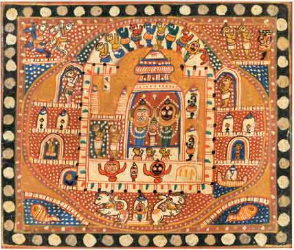 Jagannath temple triad